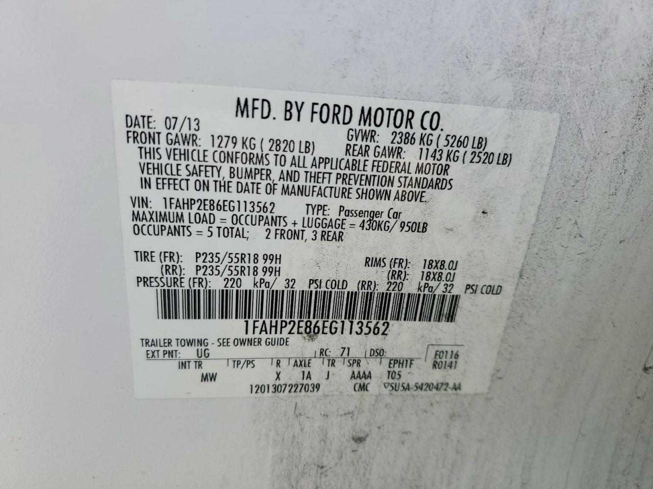Ford Taurus Sel
