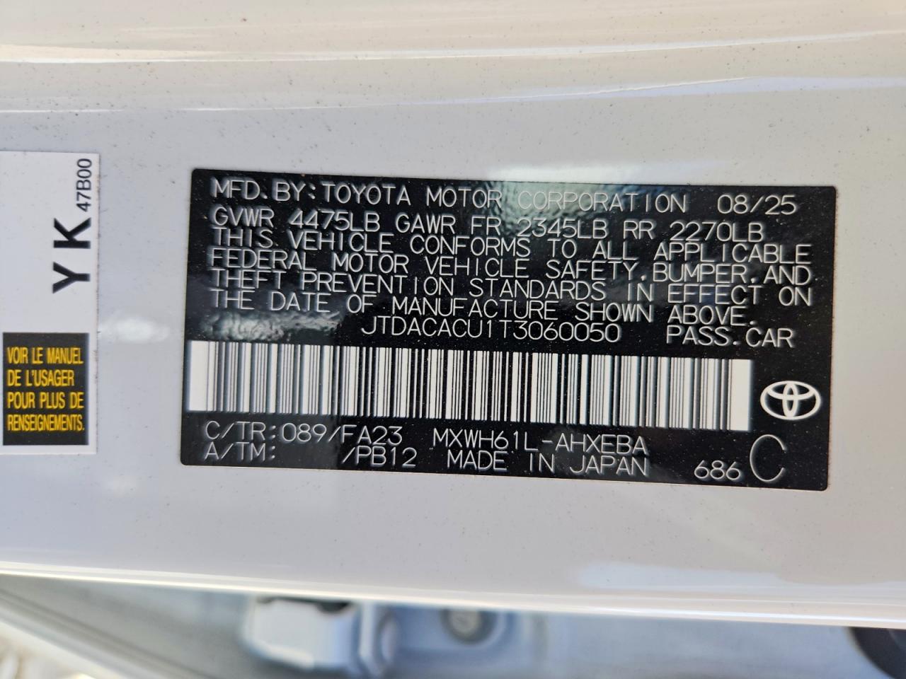 Toyota Prius Se