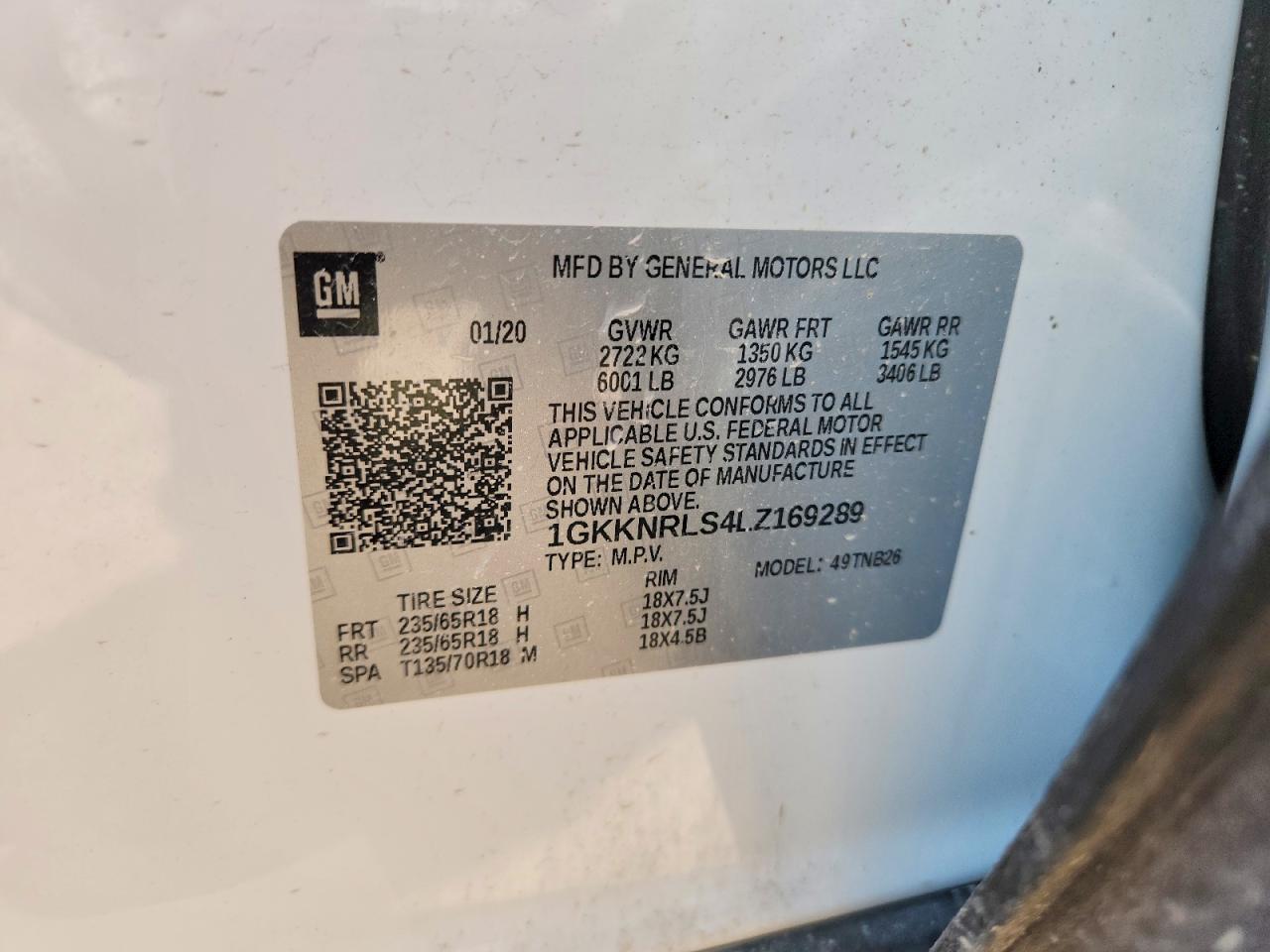 GMC Acadia Sle