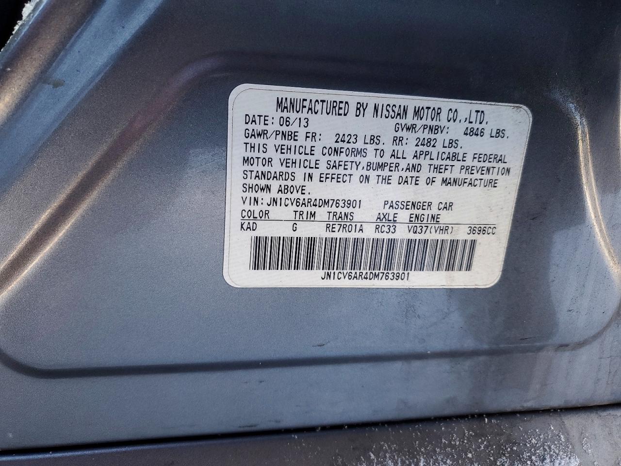 INFINITI G37 X