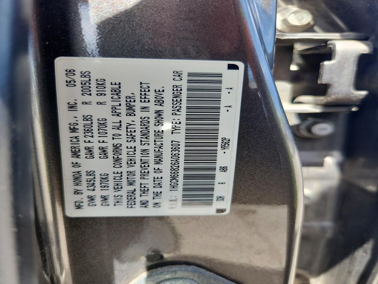 Honda Accord Ex