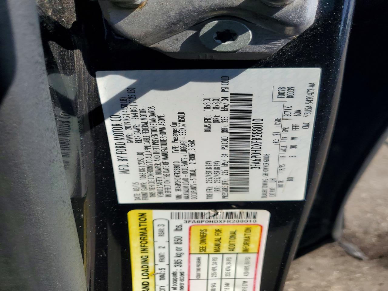 Ford Fusion Se