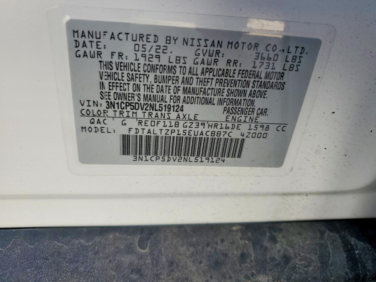 Nissan Kicks Sr