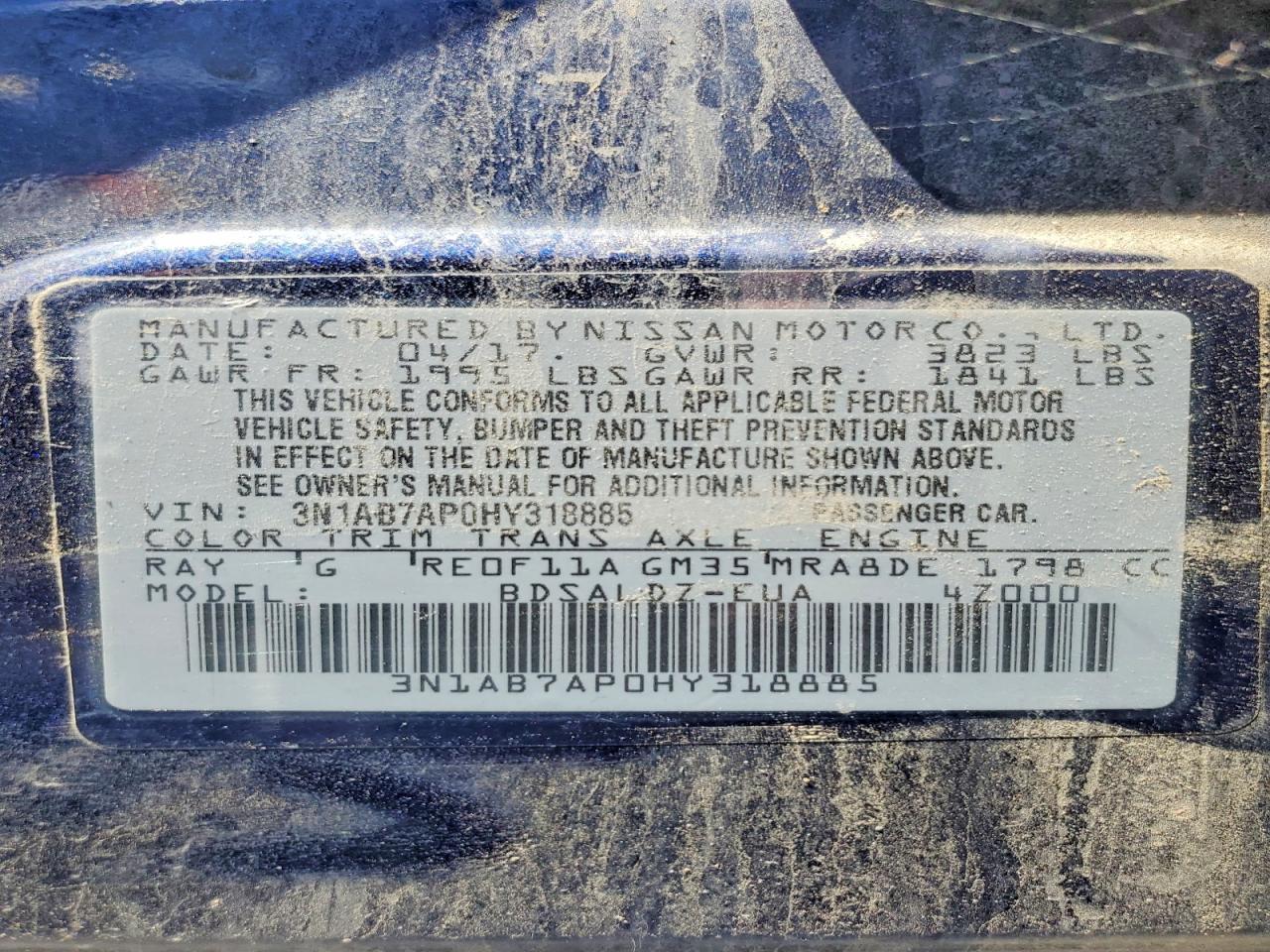 Nissan Sentra Sv