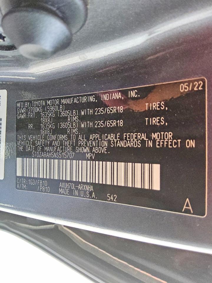 Toyota Highlander Hybrid Le