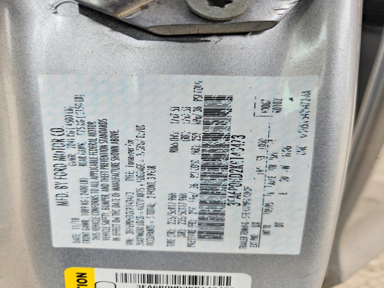 Ford Fusion Se