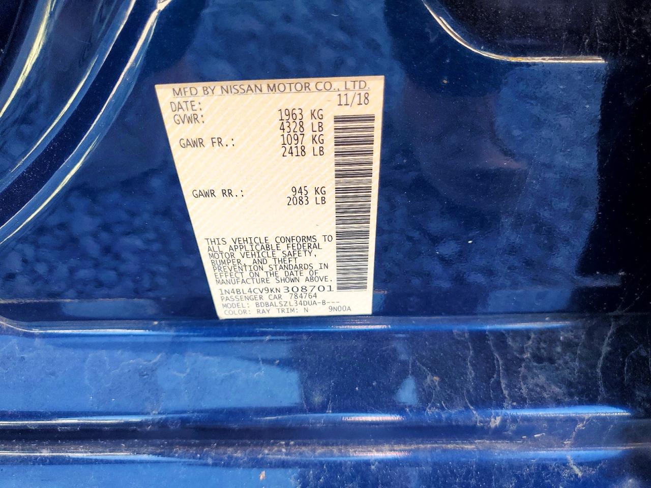 Nissan Altima Sr