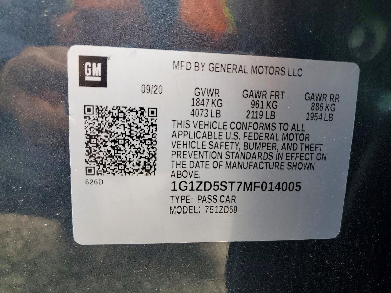Chevrolet Malibu Lt