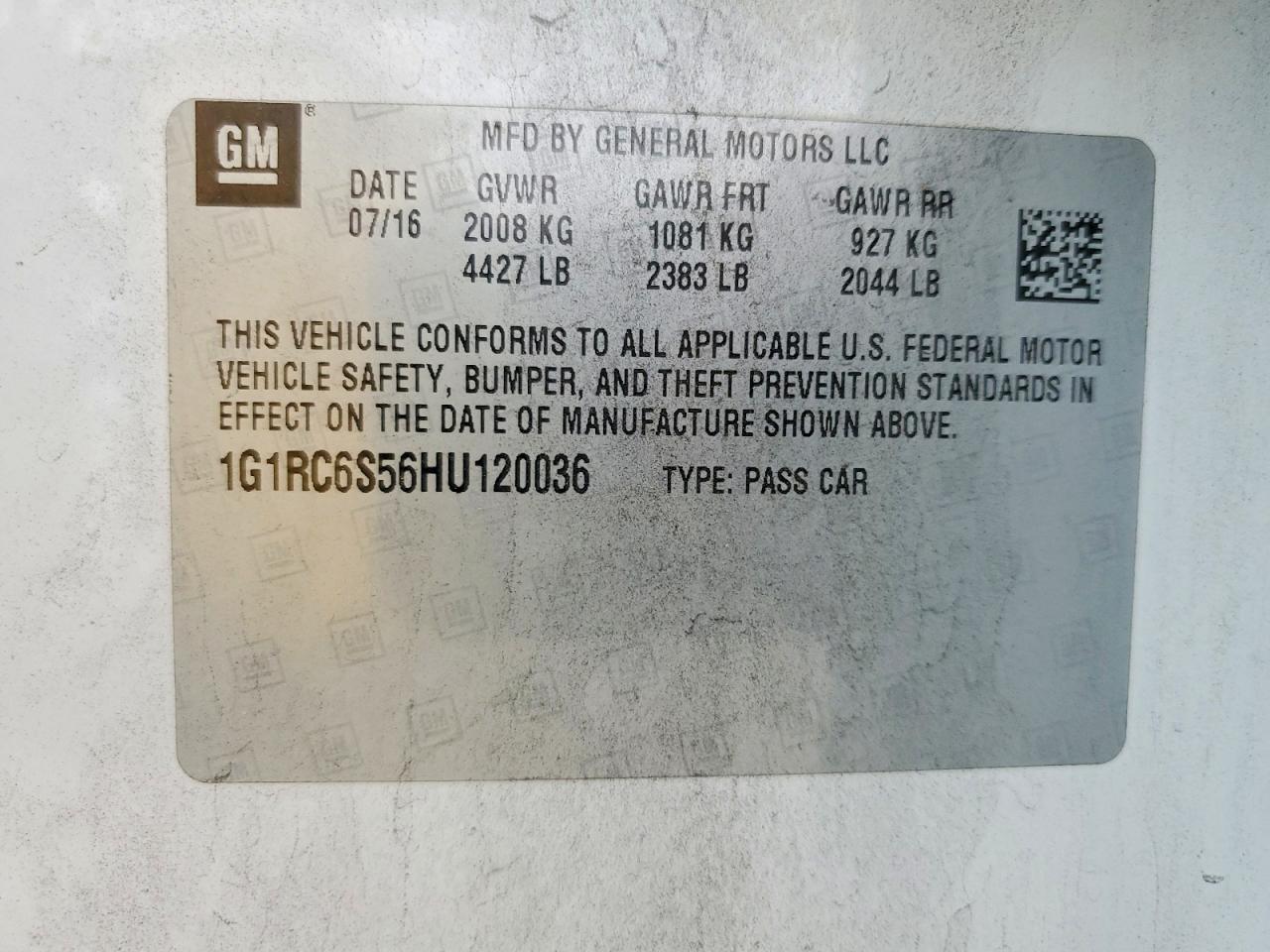 Chevrolet Volt Lt