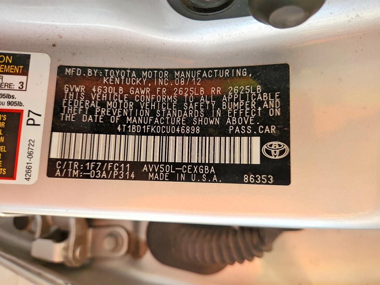 Toyota Camry Xle