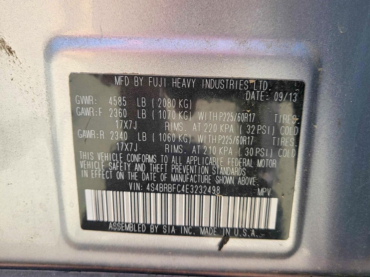 Subaru Outback 2.5i Premium