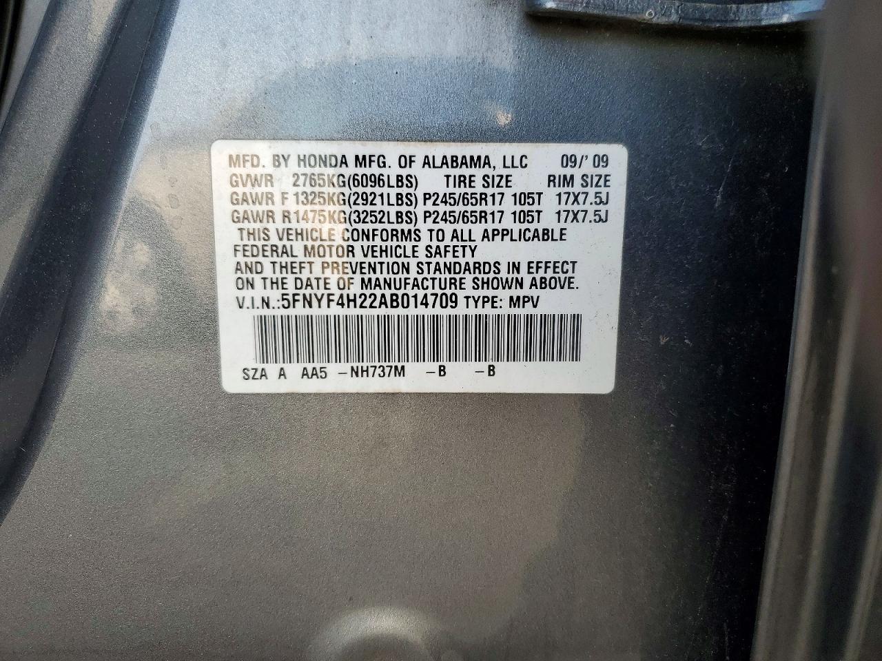 Honda Pilot Lx