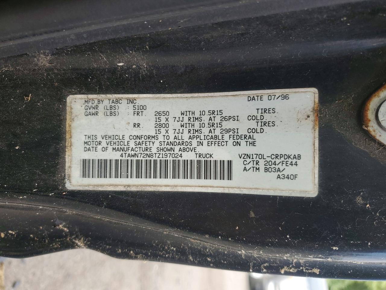 Toyota Tacoma Xtracab
