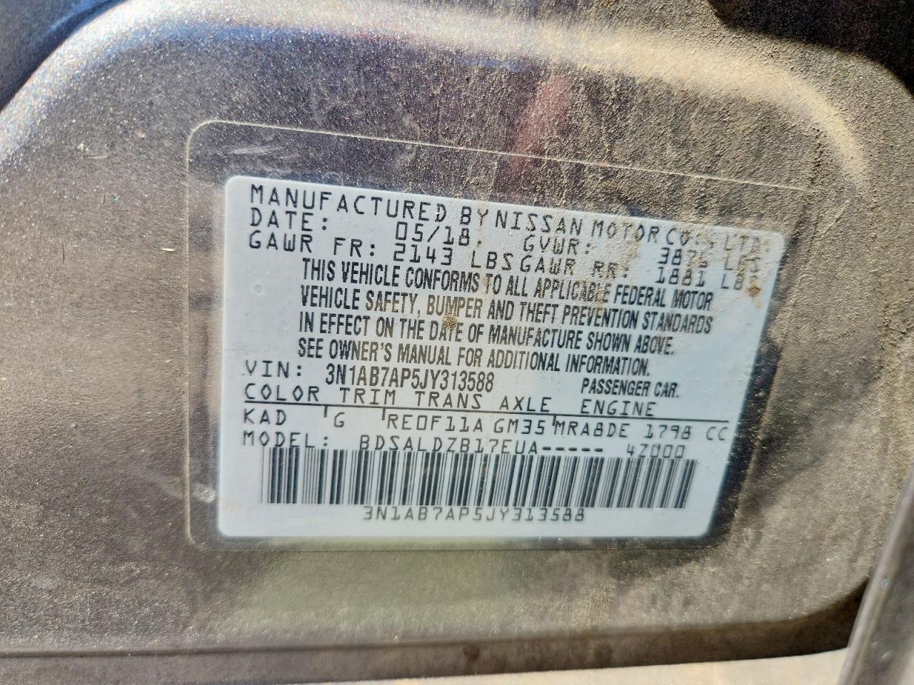 Nissan Sentra Sv