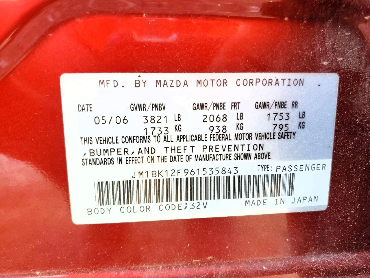 Mazda 3 I