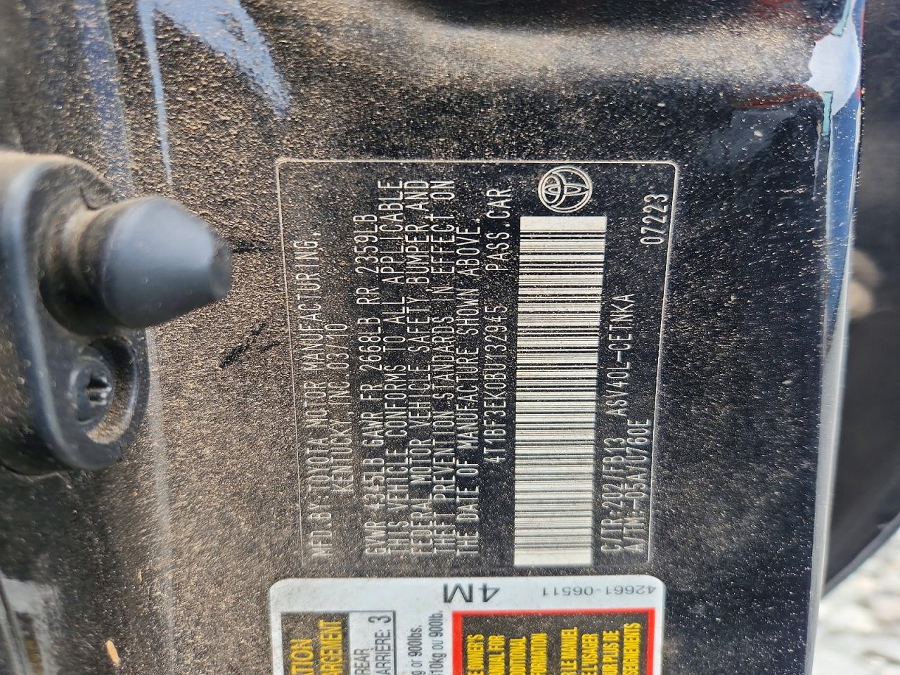 Toyota Camry Le