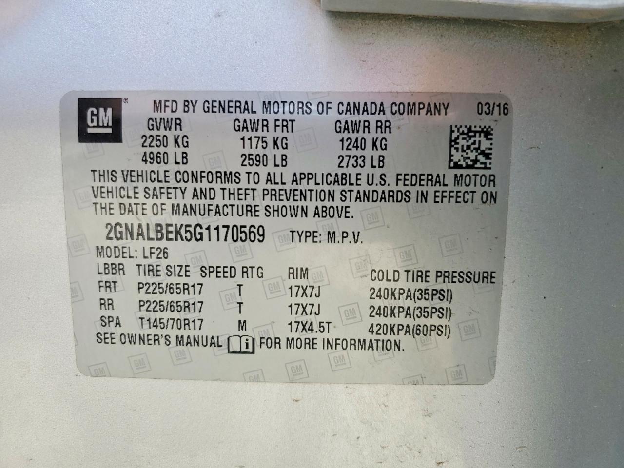 Chevrolet Equinox Ls