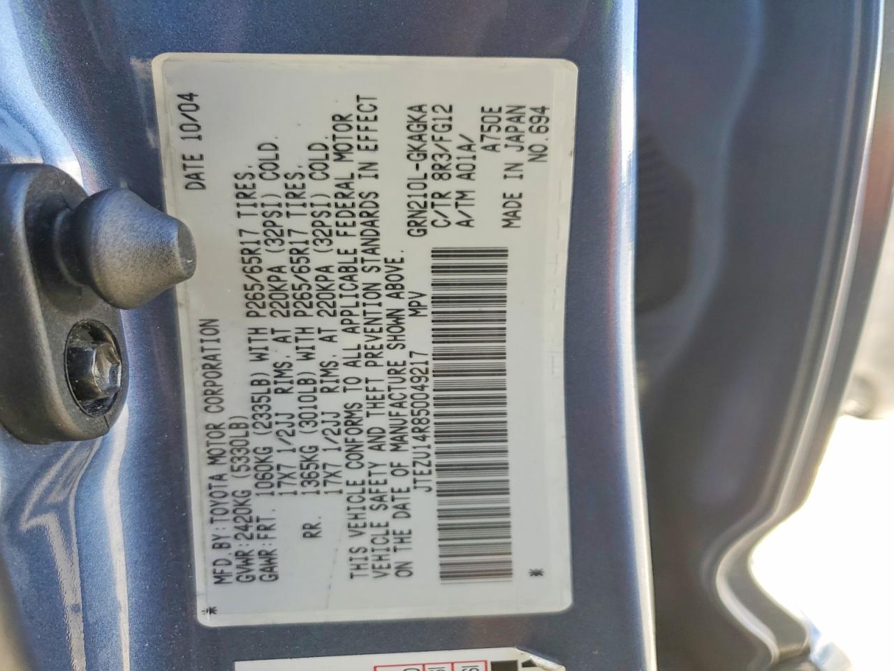 Toyota 4Runner Sr5