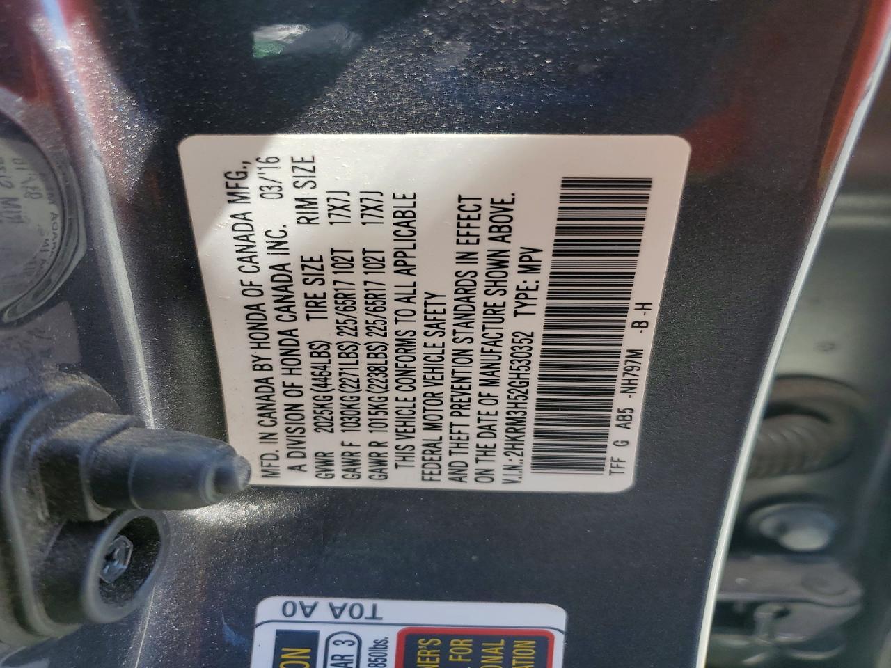 Honda Crv Ex