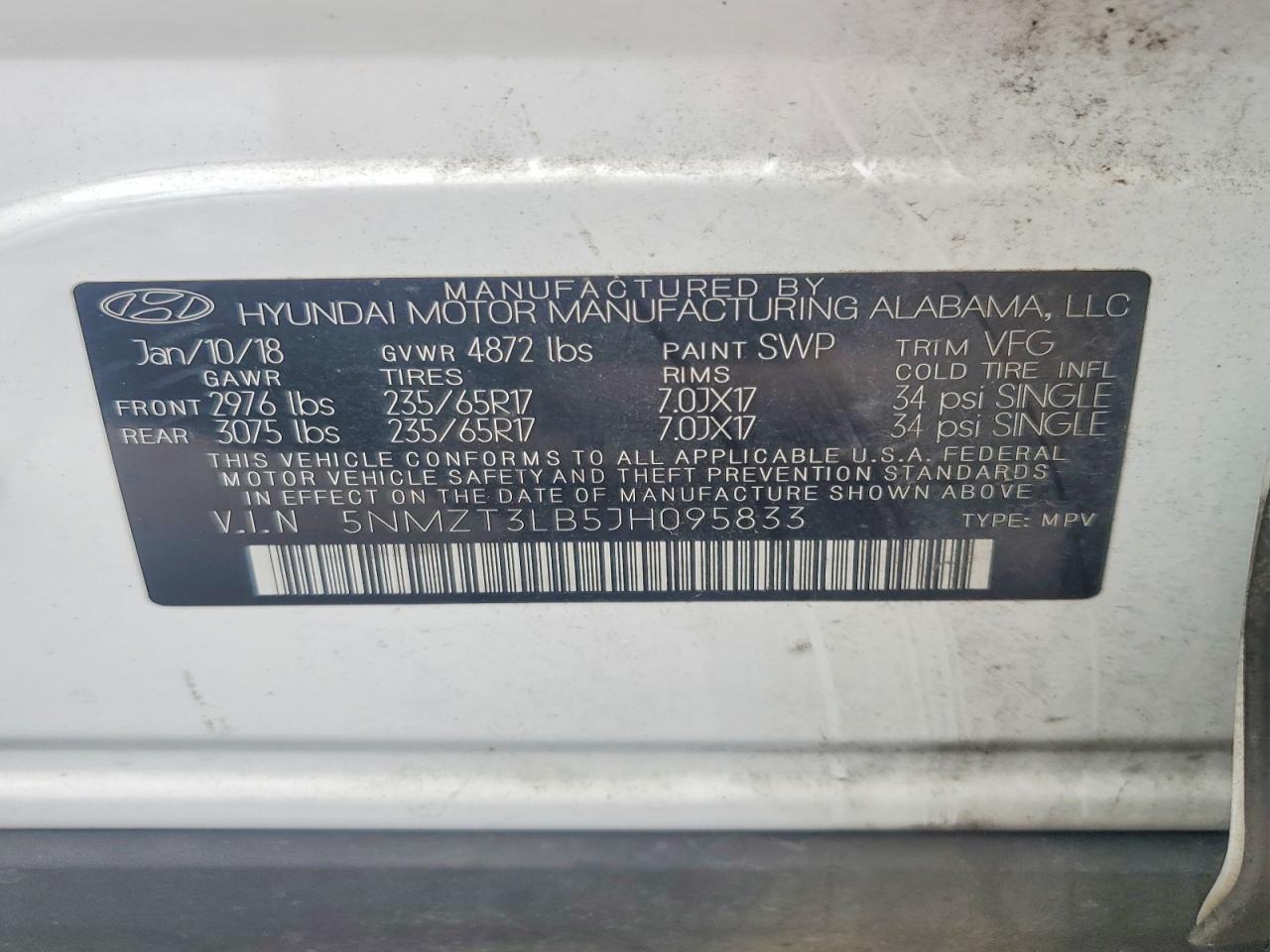 Hyundai SANTA FE 2.4l