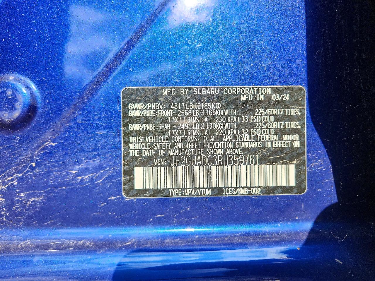 Subaru Crosstrek Premium