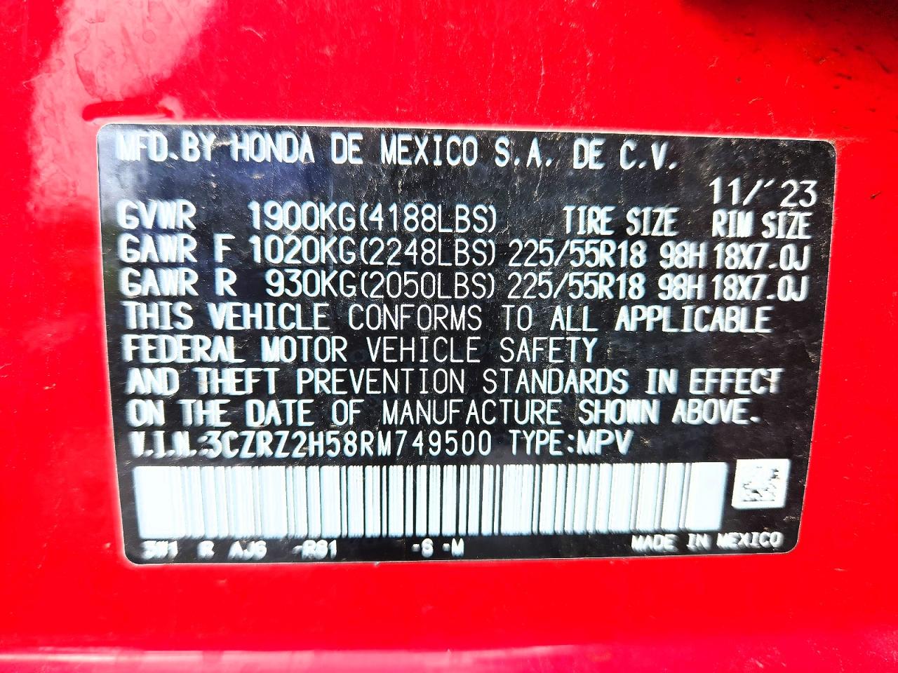 Honda HR-V Sport