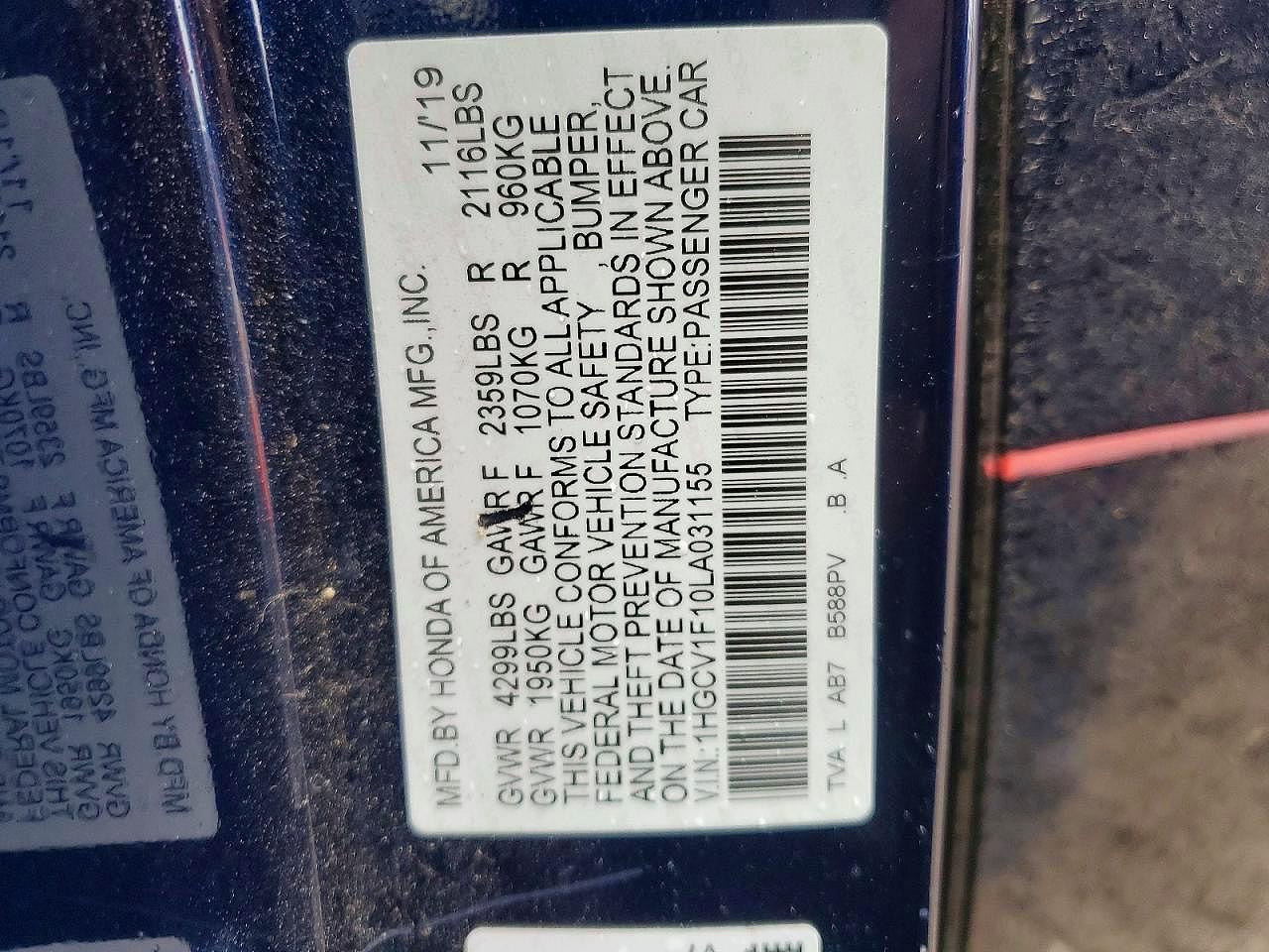 Honda Accord Lx