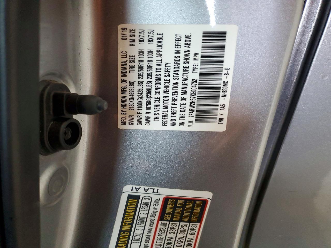 Honda Crv Ex