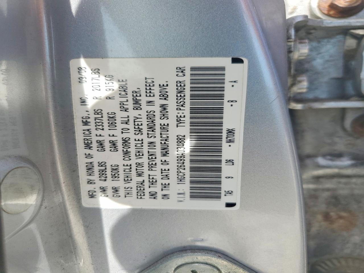 Honda Accord Lxp