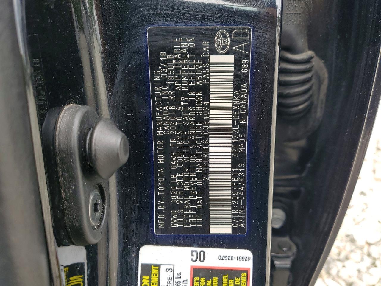 Toyota Corolla Le
