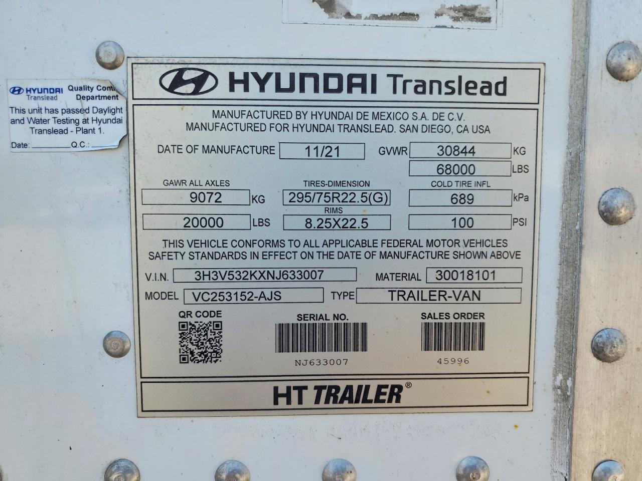 Hyundai Translead Inc Other