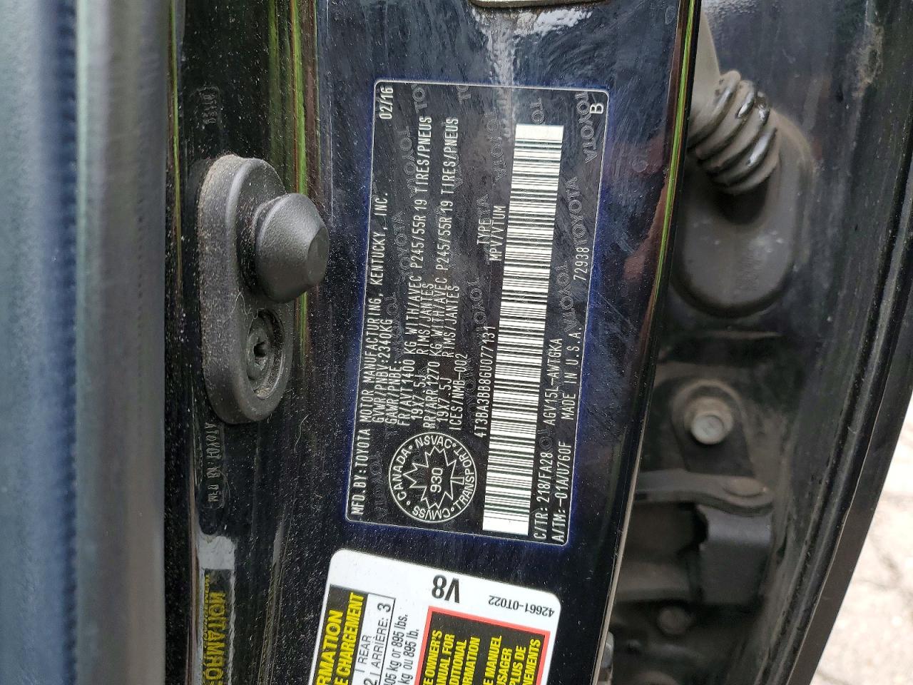 Toyota Venza Xle