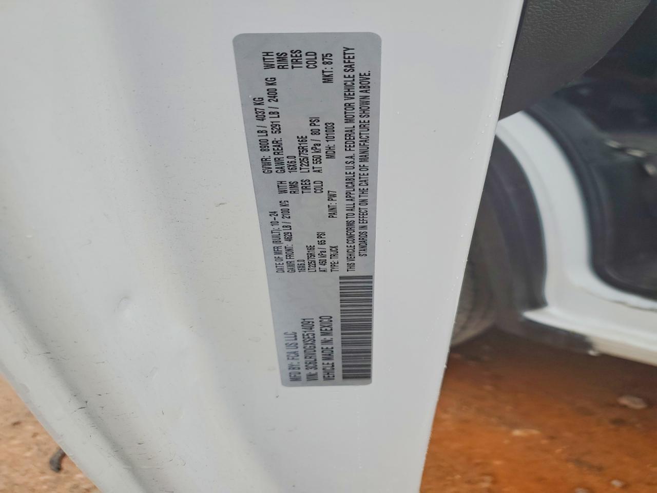 Ram Promaster 2500 High