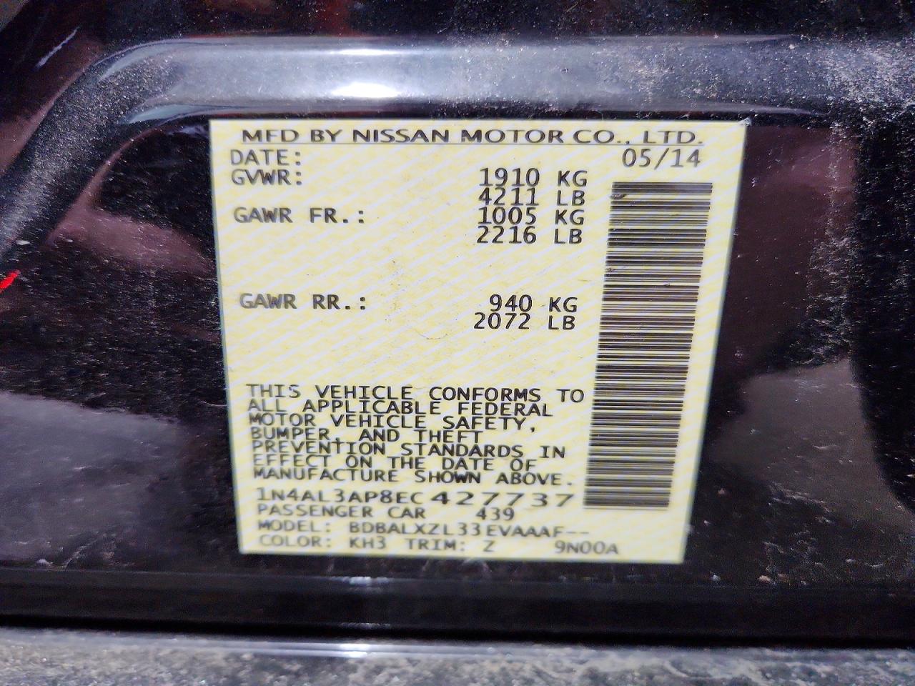 Nissan Altima 2.5 Sl