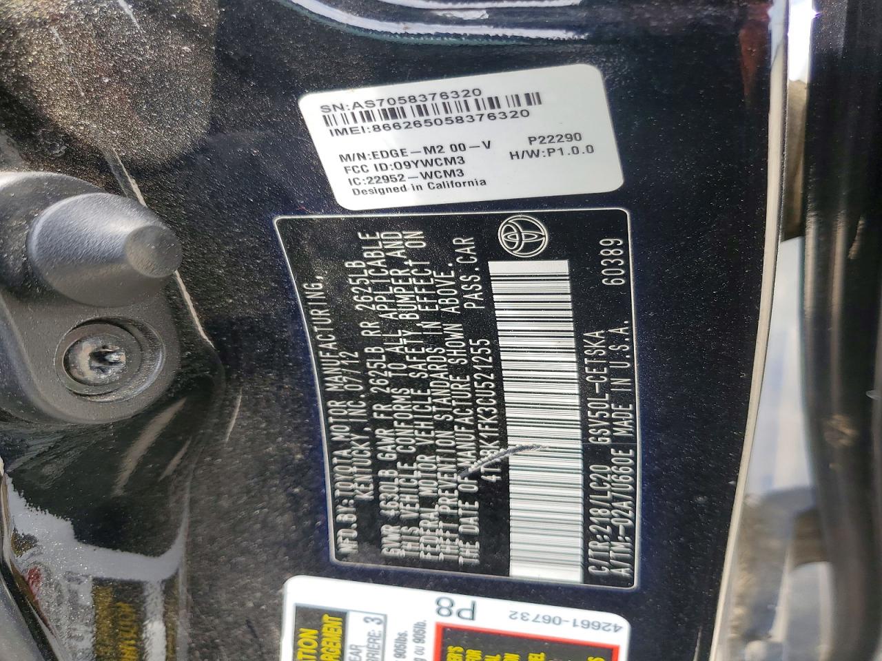 Toyota Camry Se V6