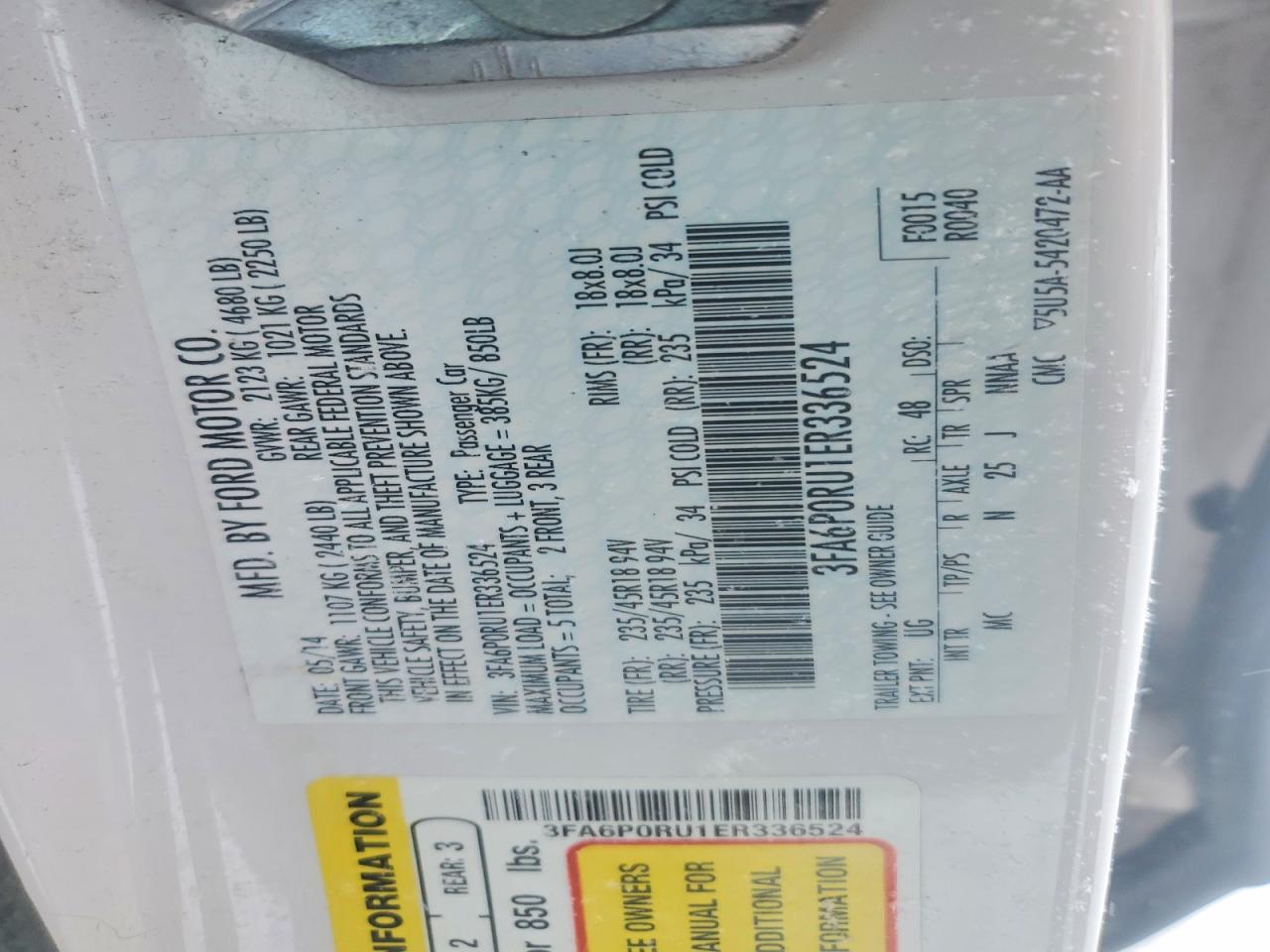 Ford Fusion Titanium Hev
