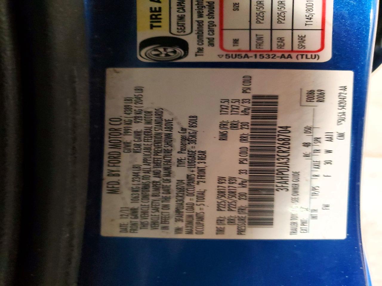 Ford Fusion Sel
