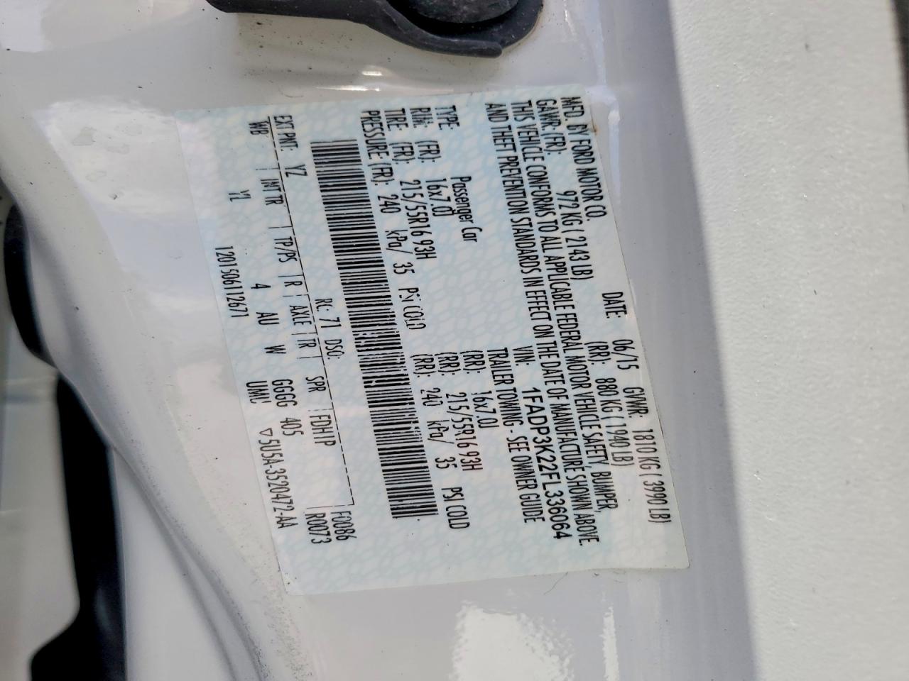 Ford Focus Se