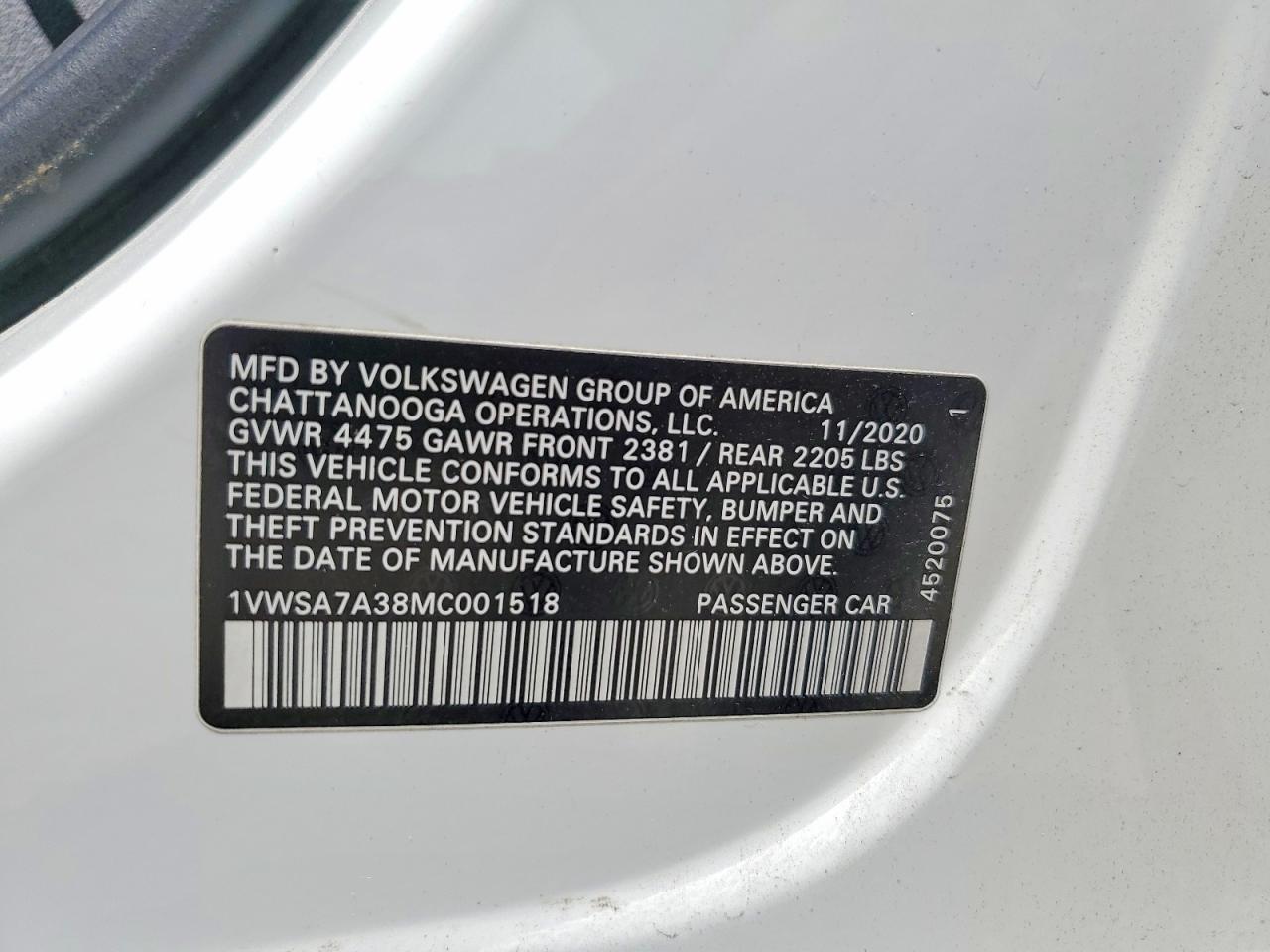 Volkswagen Passat Se