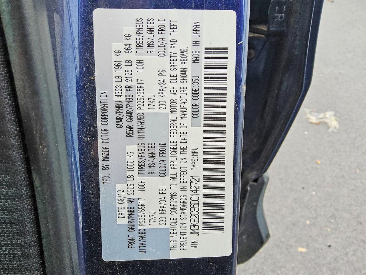 Mazda Cx Touring