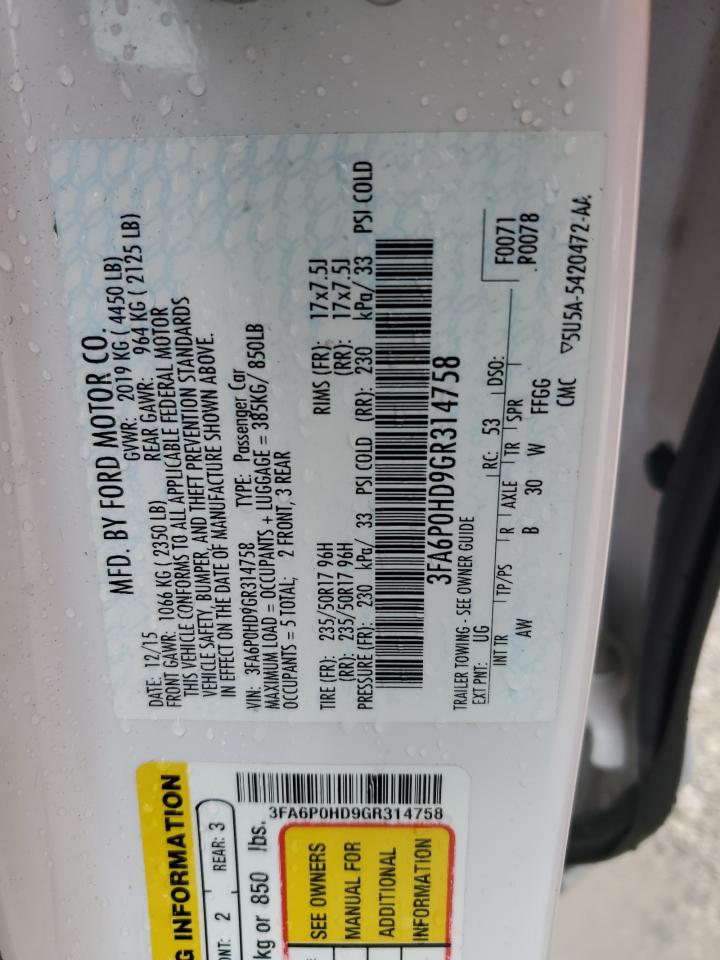 Ford Fusion Se