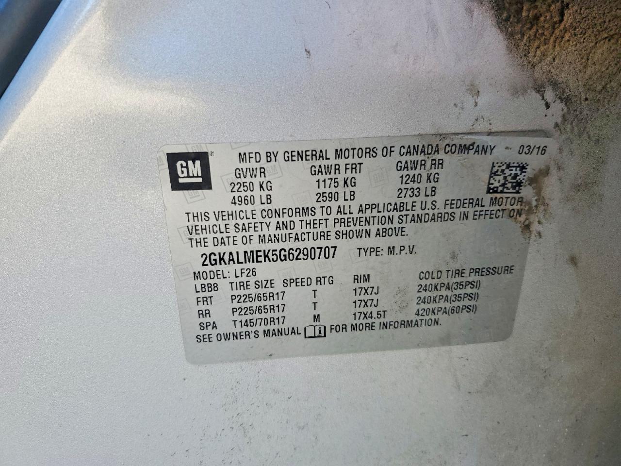 GMC Terrain Sle