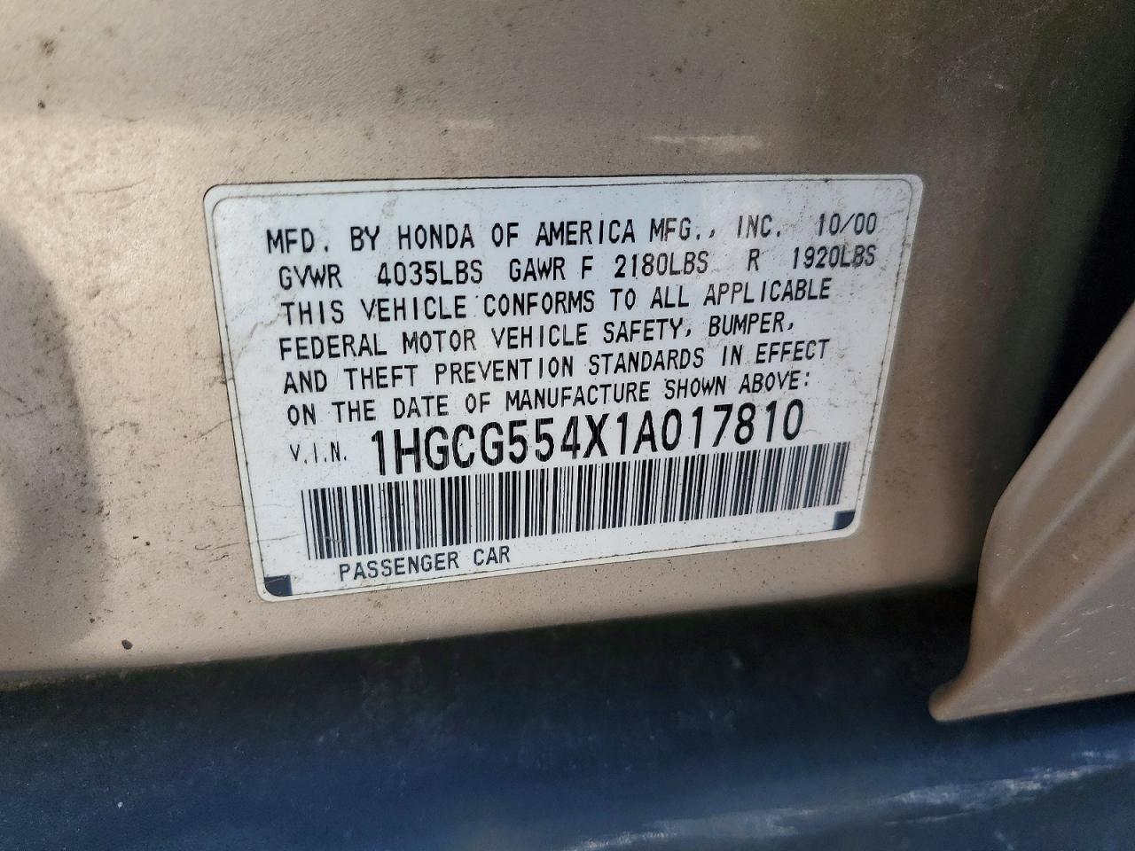 Honda Accord Lx