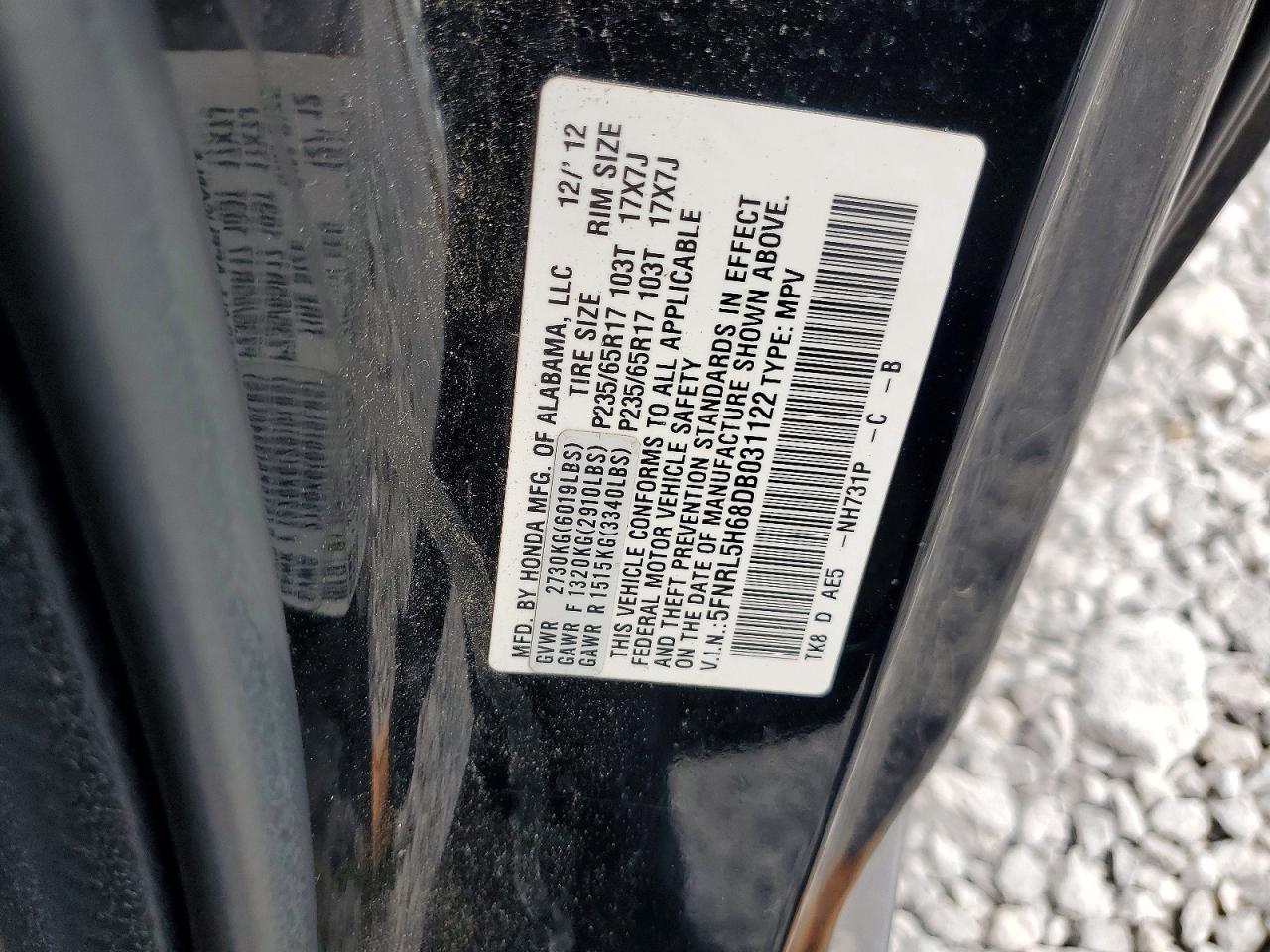 Honda Odyssey Exl