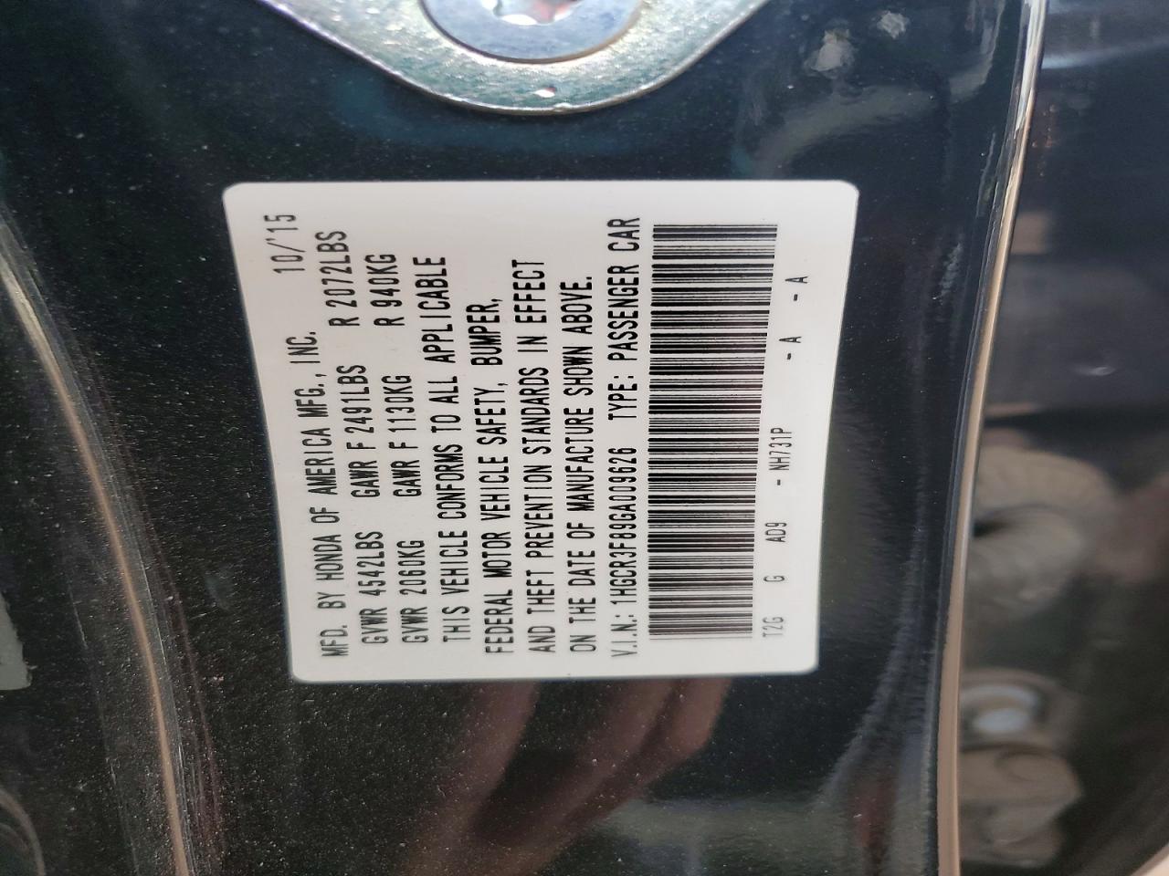 Honda Accord Exl