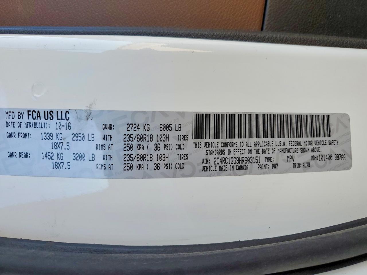 Chrysler Pacifica Limited