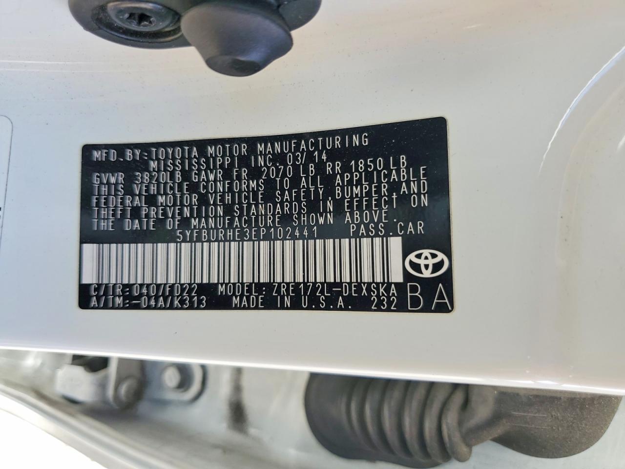 Toyota Corolla S Plus