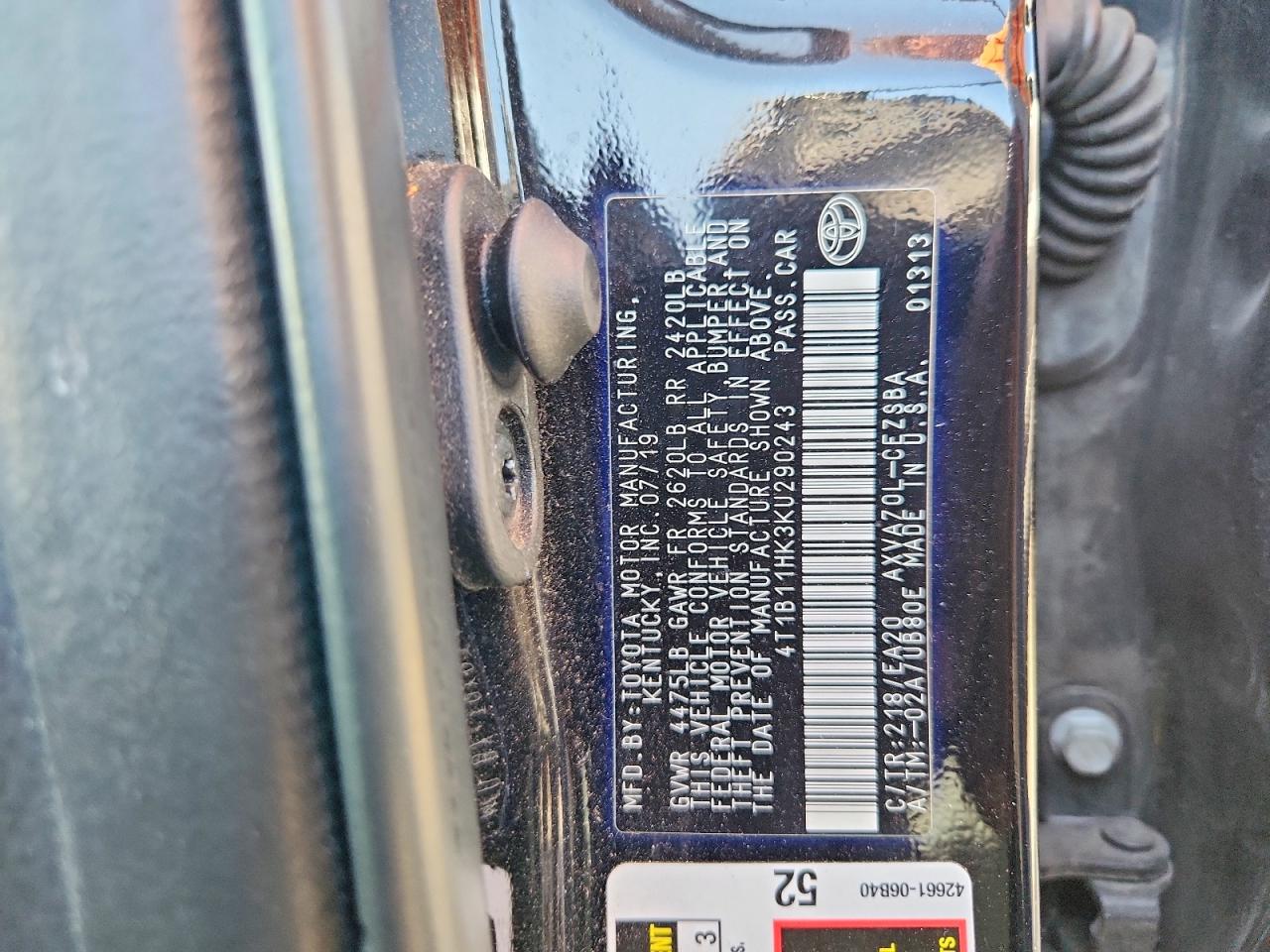 Toyota Camry Se