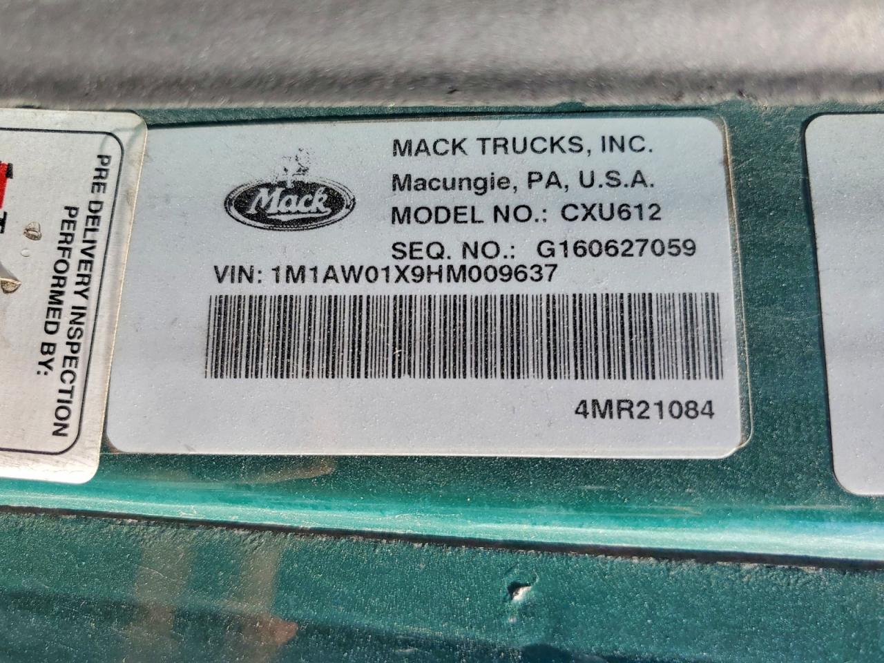 Mack 600 Cxu600