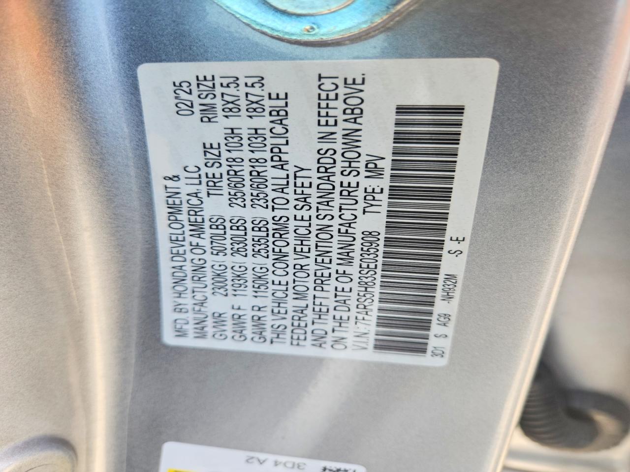 Honda Crv Sport-l